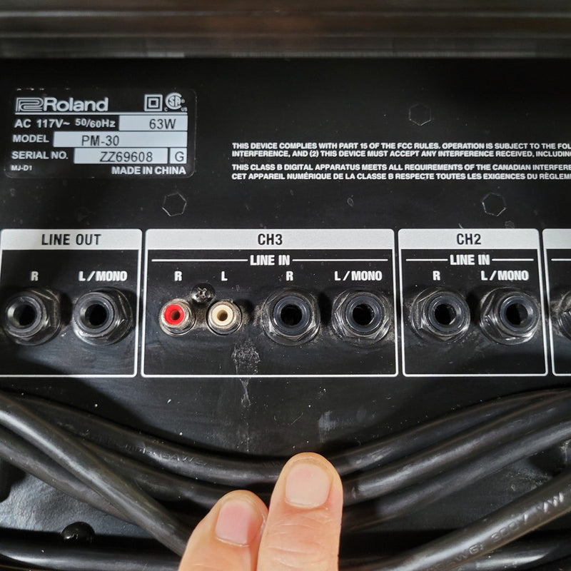 Roland PM - 30 Electronic Drum Speaker System with Satellite Speakers 2010 - Mahar's Vintage Guitars