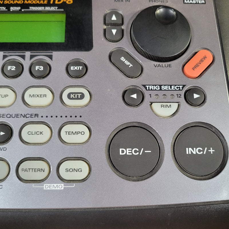 Roland TD - 8 V - Drums Sound Module 2004 with Mount & Adapter - Mahar's Vintage Guitars