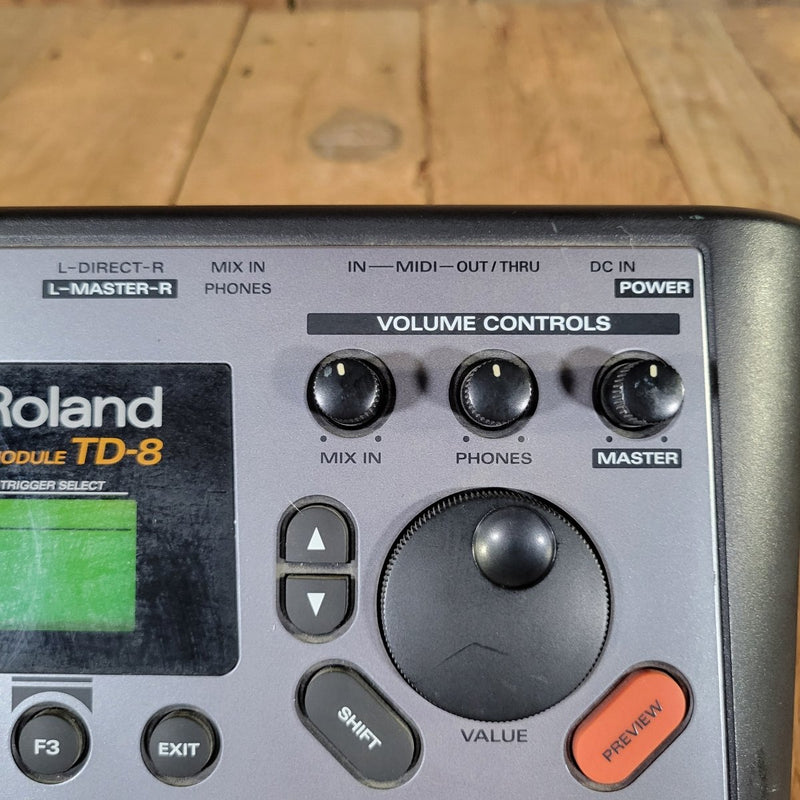Roland TD - 8 V - Drums Sound Module 2004 with Mount & Adapter - Mahar's Vintage Guitars