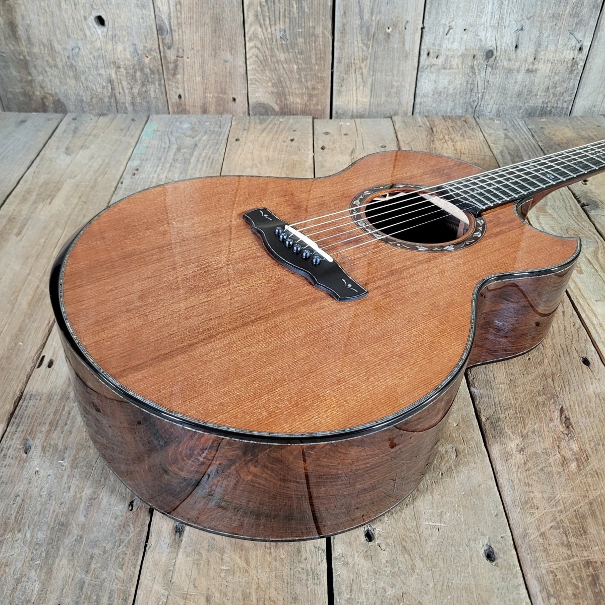Ryan 2018 Nightingale Grand Soloist 150 Brazilian RW Redwood - Mahar's Vintage Guitars
