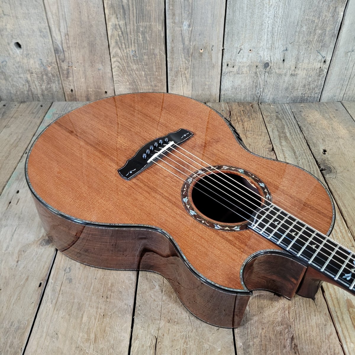 Ryan 2018 Nightingale Grand Soloist 150 Brazilian RW Redwood - Mahar's Vintage Guitars