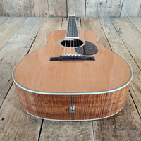 Santa Cruz 00 Cedar & AAAA Koa 2024 w/ K&K Trinity System Deep Body - Mahar's Vintage Guitars