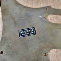 Schecter 1980s Brass Pickguard Dream Machine, Excellent - Mahar's Vintage Guitars