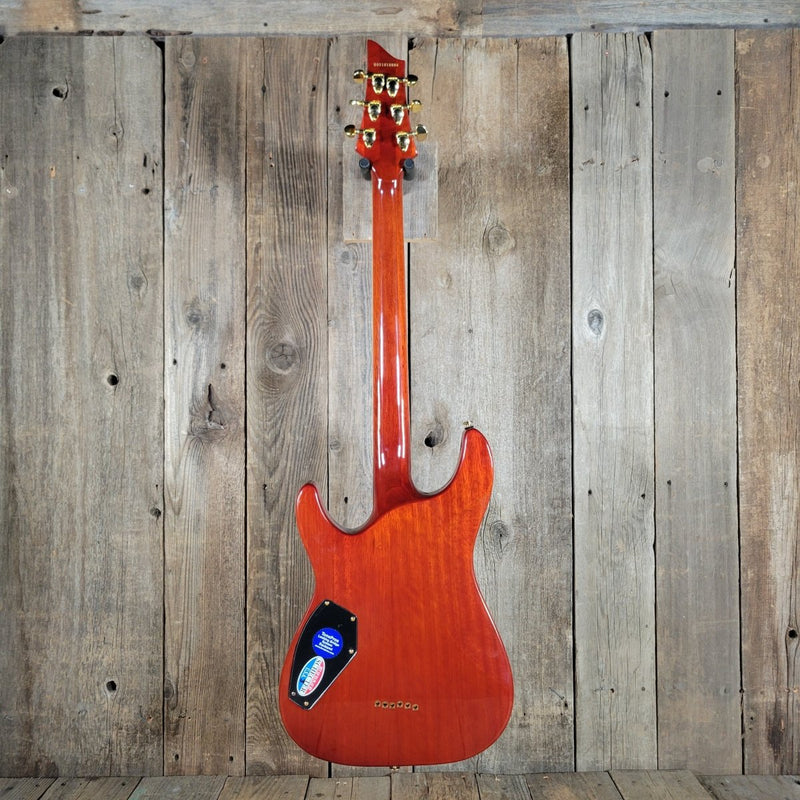 Schecter C1 - Elite Amber Quilt Top Electric Guitar – 2005, Mint Condition with Original Case - Mahar's Vintage Guitars