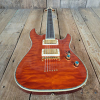 Schecter C1 - Elite Amber Quilt Top Electric Guitar – 2005, Mint Condition with Original Case - Mahar's Vintage Guitars