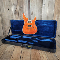Schecter C1 - Elite Amber Quilt Top Electric Guitar – 2005, Mint Condition with Original Case - Mahar's Vintage Guitars