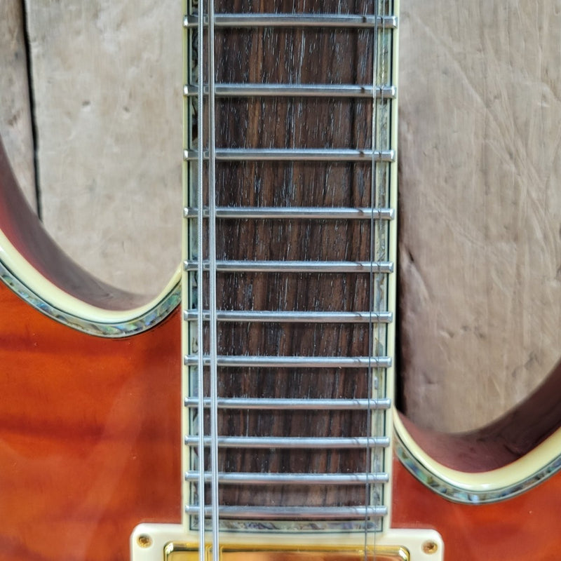 Schecter C1 - Elite Amber Quilt Top Electric Guitar – 2005, Mint Condition with Original Case - Mahar's Vintage Guitars