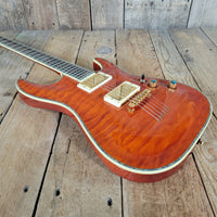 Schecter C1 - Elite Amber Quilt Top Electric Guitar – 2005, Mint Condition with Original Case - Mahar's Vintage Guitars