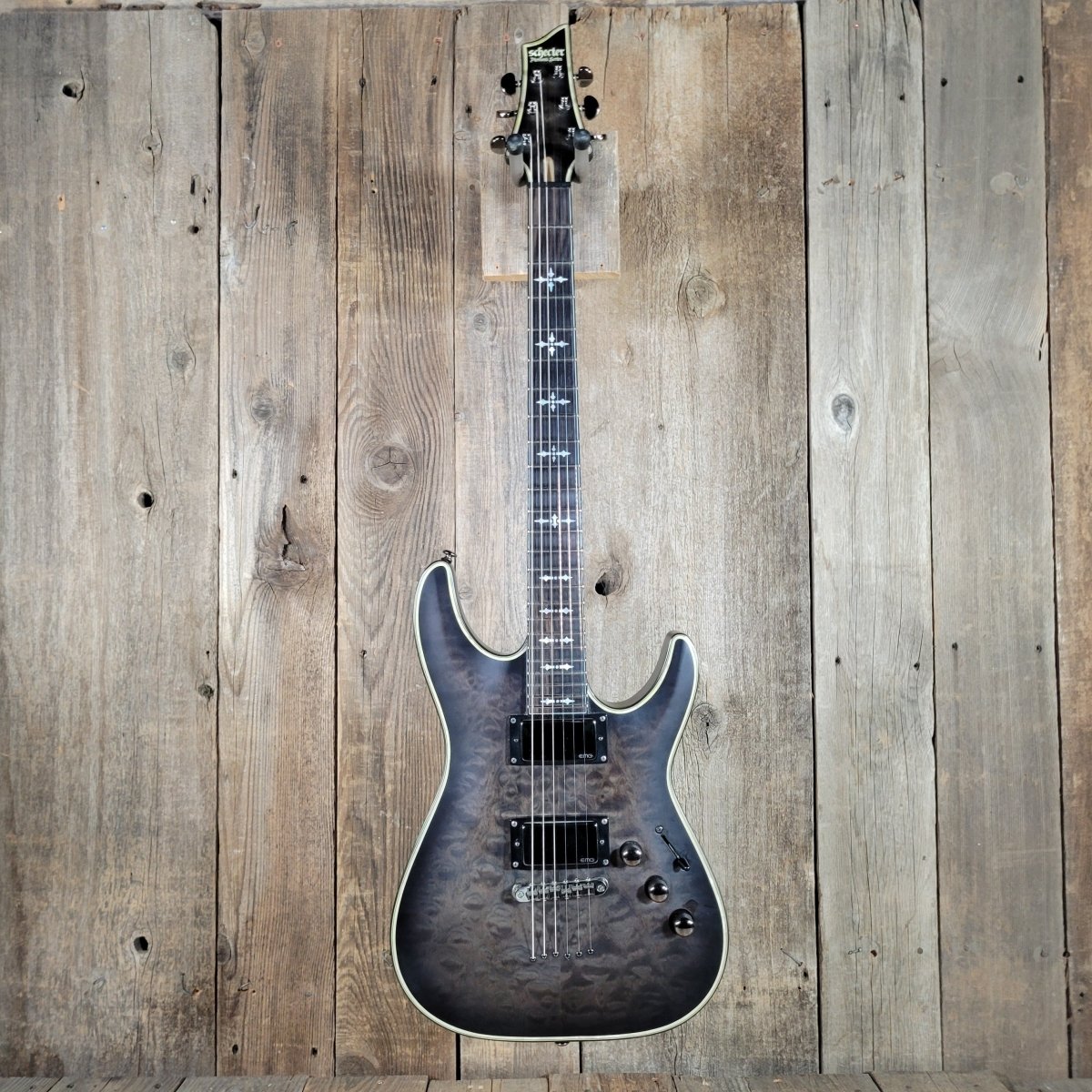 Schecter Hellraiser Extreme C - 1 2012 Trans Black Satin - Mahar's Vintage Guitars