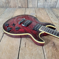 Schecter S - 1 Elite Double Cut 2003–2007 – Flame Top Black Cherry w/ Hard Case - Mahar's Vintage Guitars