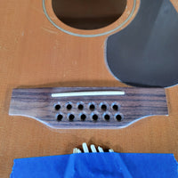 Seagull Plus Cedar 12 - String Acoustic Guitar – Headstock Repair 1990s - Mahar's Vintage Guitars