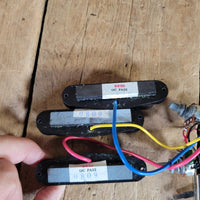 SEM Stratocaster Pickup Set Wired with Pots and Switch - Mahar's Vintage Guitars
