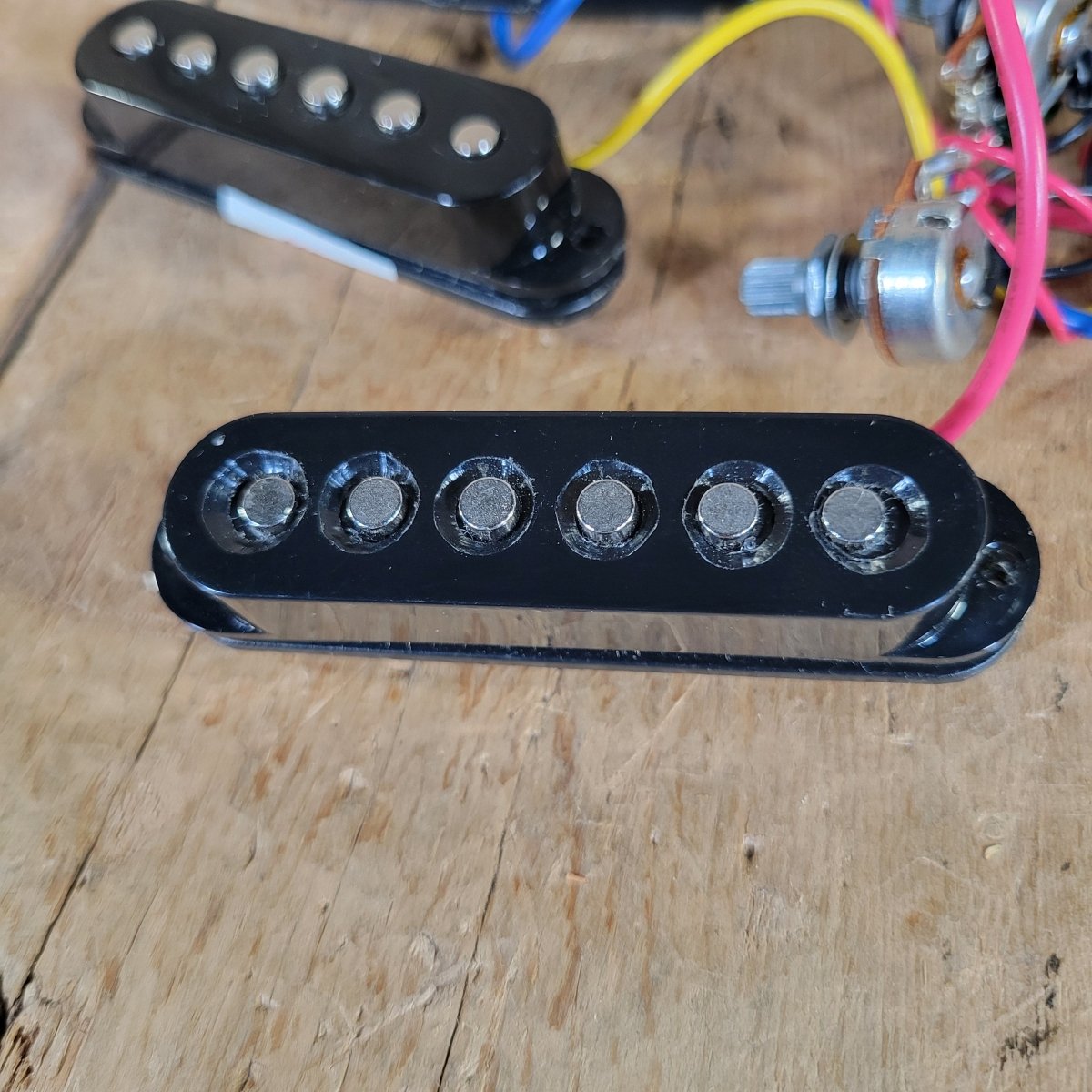 SEM Stratocaster Pickup Set Wired with Pots and Switch - Mahar's Vintage Guitars