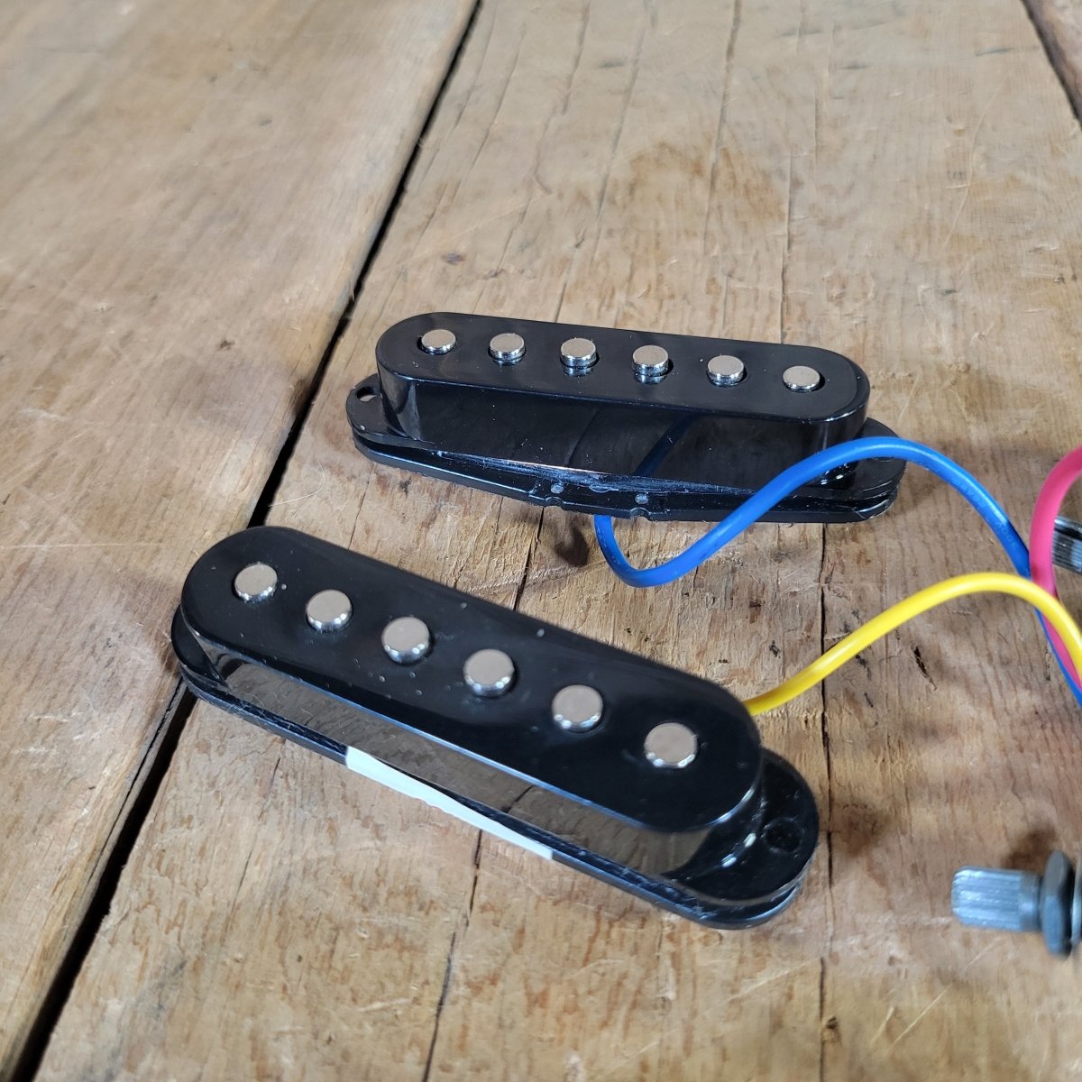 SEM Stratocaster Pickup Set Wired with Pots and Switch - Mahar's Vintage Guitars