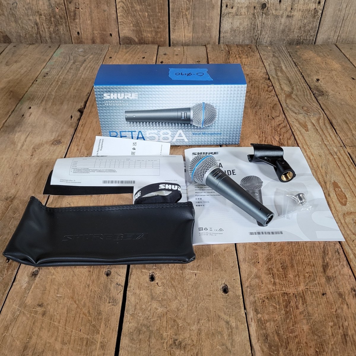 Shure Beta 58A in Box Mint Condition - Mahar's Vintage Guitars