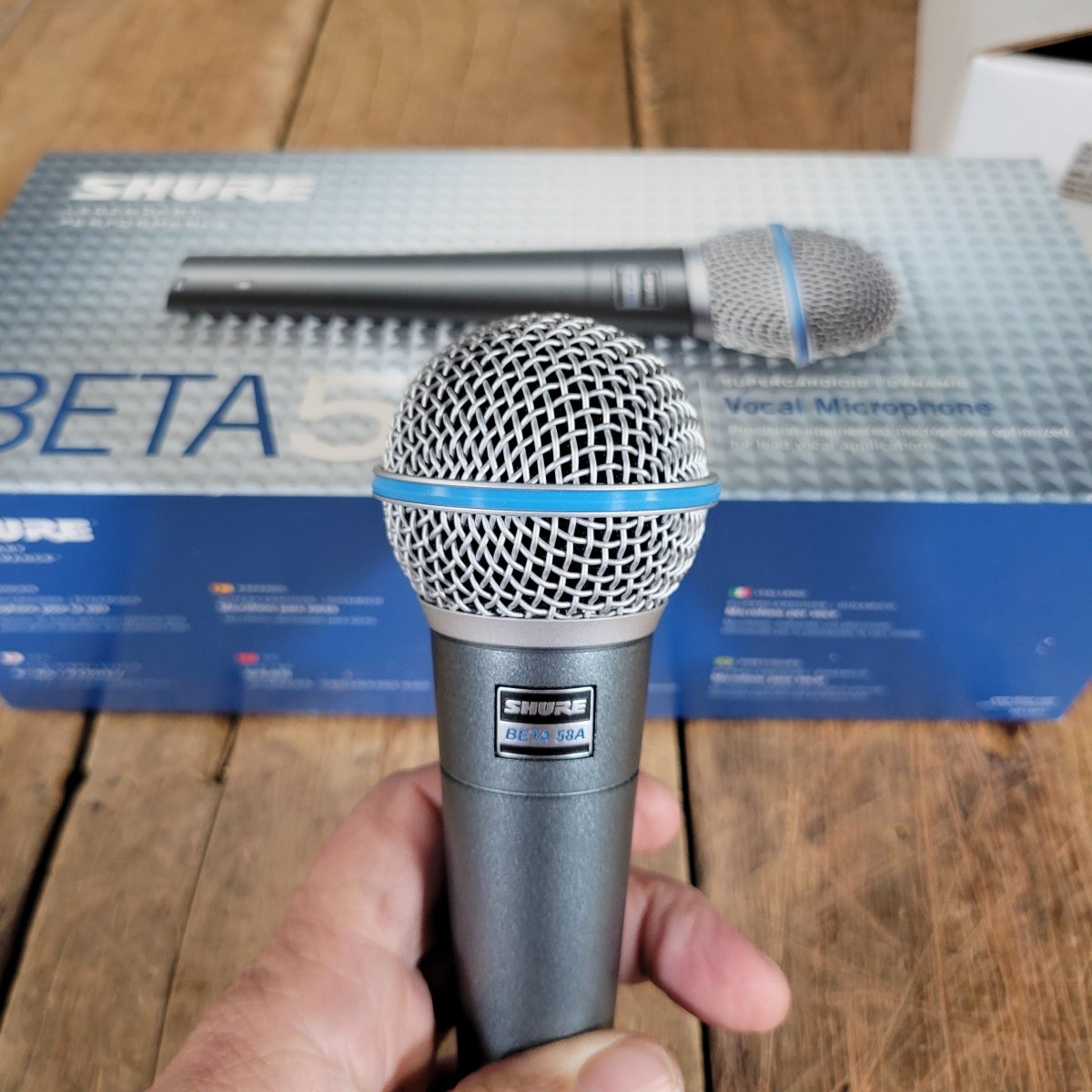 Shure Beta 58A in Box Mint Condition - Mahar's Vintage Guitars