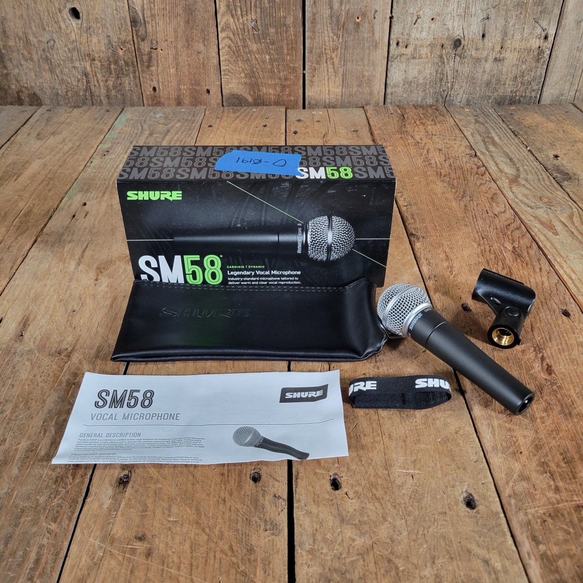 Shure SM58 - LC Dynamic Vocal Microphone — Mint in Box - Mahar's Vintage Guitars