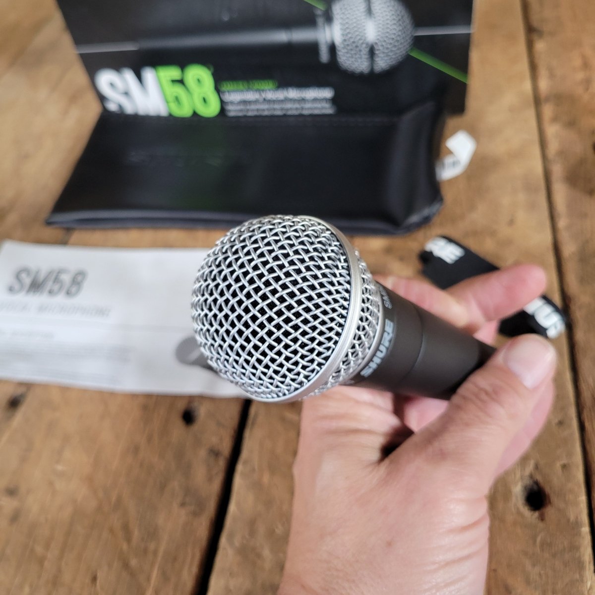 Shure SM58 - LC Dynamic Vocal Microphone — Mint in Box - Mahar's Vintage Guitars