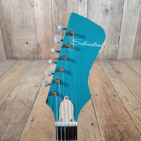 Silvertone 1413L Turquoise 1960s - Mahar's Vintage Guitars