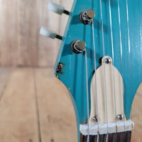 Silvertone 1413L Turquoise 1960s - Mahar's Vintage Guitars