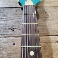 Silvertone 1413L Turquoise 1960s - Mahar's Vintage Guitars