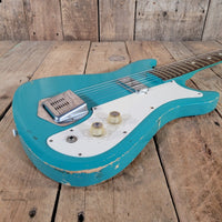 Silvertone 1413L Turquoise 1960s - Mahar's Vintage Guitars
