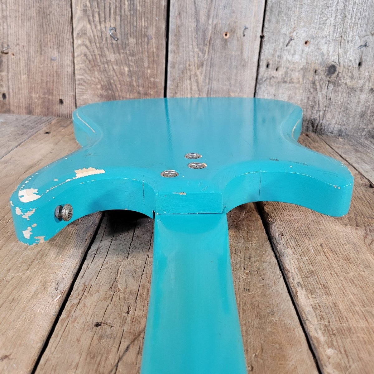 Silvertone 1413L Turquoise 1960s - Mahar's Vintage Guitars