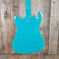 Silvertone 1413L Turquoise 1960s - Mahar's Vintage Guitars