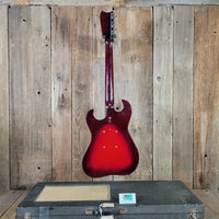 Silvertone 1964 Model 1457 With Tremolo Model Amp In Case - Mahar's Vintage Guitars