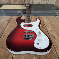Silvertone 1964 Model 1457 With Tremolo Model Amp In Case - Mahar's Vintage Guitars
