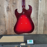 Silvertone 1964 Model 1457 With Tremolo Model Amp In Case - Mahar's Vintage Guitars