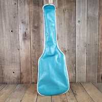 Silvertone 1965 1413L Turquoise Super Clean Perfect Neck w/ Orig Gig Bag - Mahar's Vintage Guitars