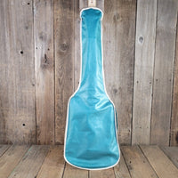Silvertone 1965 1413L Turquoise Super Clean Perfect Neck w/ Orig Gig Bag - Mahar's Vintage Guitars