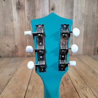 Silvertone 1965 1413L Turquoise Super Clean Perfect Neck w/ Orig Gig Bag - Mahar's Vintage Guitars