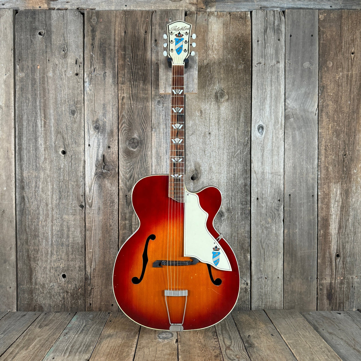 Silvertone Aristocrat 674 Archtop Acoustic 1952 - Mahar's Vintage Guitars