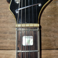 Silvertone Model 1445 Mosrite Style 1960s MIJ w/ original case - Mahar's Vintage Guitars