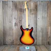Silvertone Model 1445 Mosrite Style 1960s MIJ w/ original case - Mahar's Vintage Guitars
