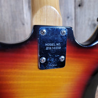 Silvertone Model 1445 Mosrite Style 1960s MIJ w/ original case - Mahar's Vintage Guitars