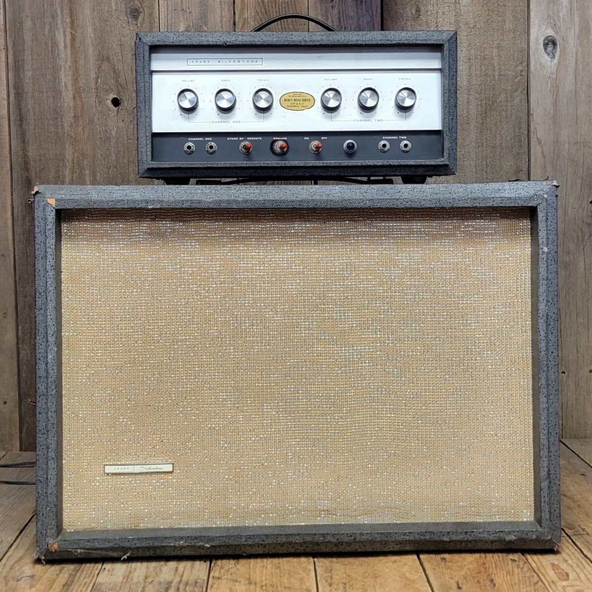 Silvertone Model 1483 Tube Amplifier - 1964 - Mahar's Vintage Guitars