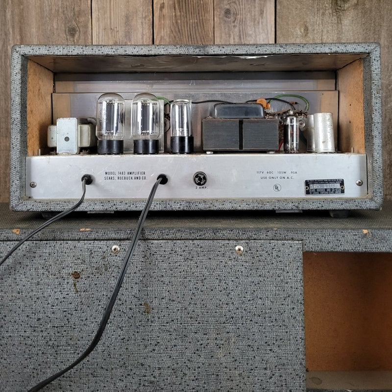 Silvertone Model 1483 Tube Amplifier - 1966 - Mahar's Vintage Guitars