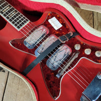 Silvertone Silhouette 1488 1965 w/ Original Case - Mahar's Vintage Guitars