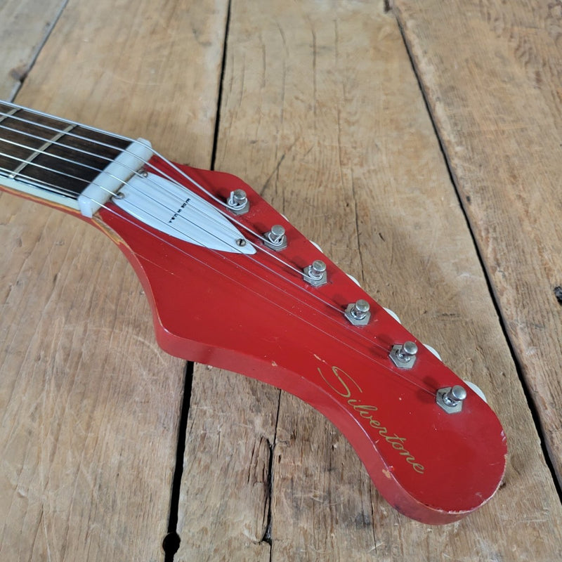 Silvertone Silhouette 1488 1965 w/ Original Case - Mahar's Vintage Guitars