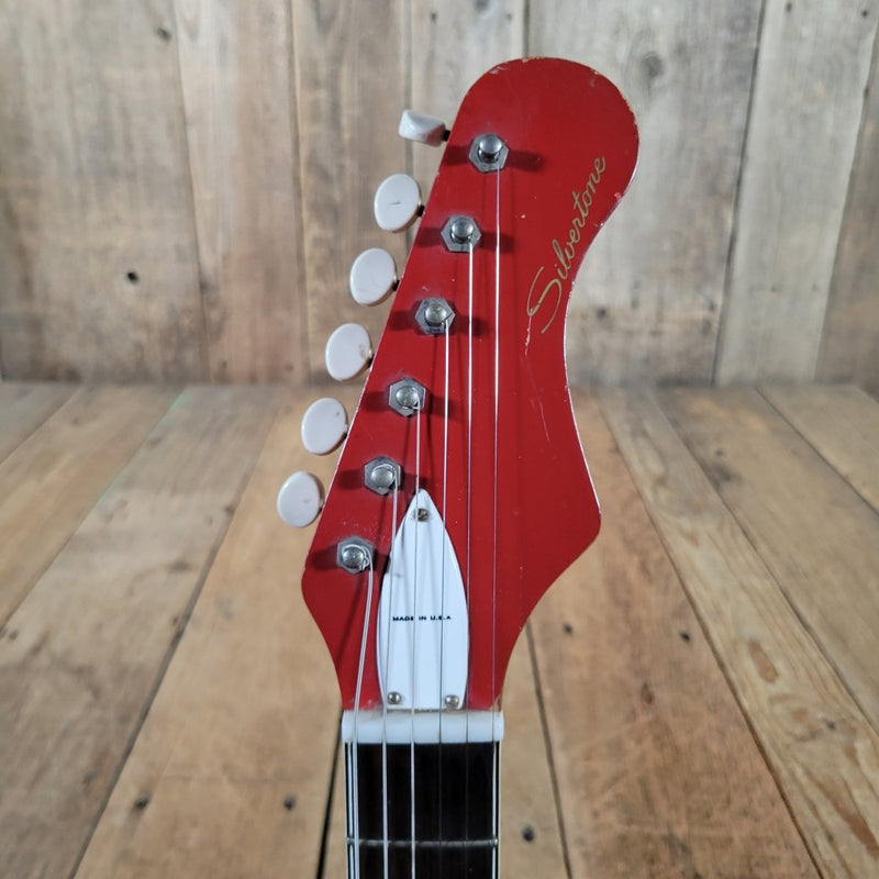 Silvertone Silhouette 1488 1965 w/ Original Case - Mahar's Vintage Guitars