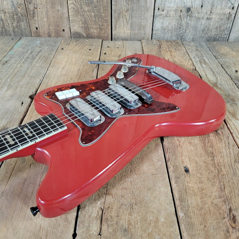 Silvertone Silhouette 1488 1965 w/ Original Case - Mahar's Vintage Guitars