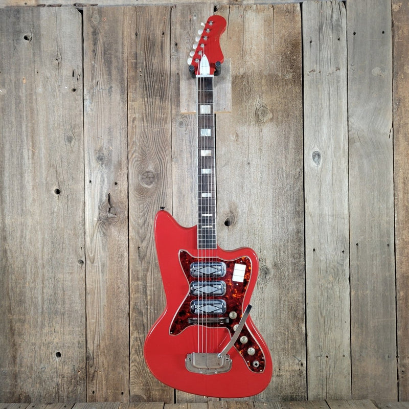 Silvertone Silhouette 1488 1965 w/ Original Case - Mahar's Vintage Guitars