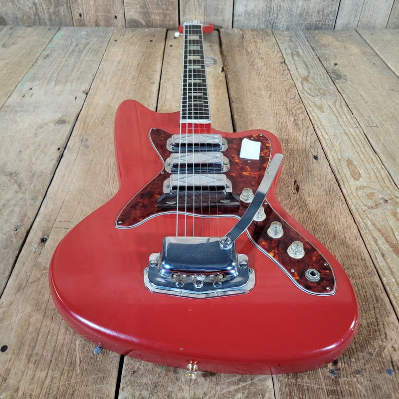 Silvertone Silhouette 1488 1965 w/ Original Case - Mahar's Vintage Guitars