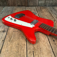 SOLD - Airline Bighorn 1965 Red Vintage Guitar - Mahar's Vintage Guitars