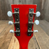 SOLD - Airline Bighorn 1965 Red Vintage Guitar - Mahar's Vintage Guitars
