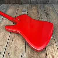 SOLD - Airline Bighorn 1965 Red Vintage Guitar - Mahar's Vintage Guitars