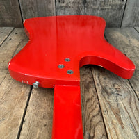 SOLD - Airline Bighorn 1965 Red Vintage Guitar - Mahar's Vintage Guitars